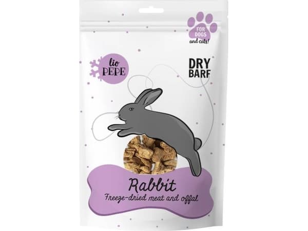 Animal Paka Animal Paka - Lio PEPE Kanin frysetørket godbit (kaninlever) 60g