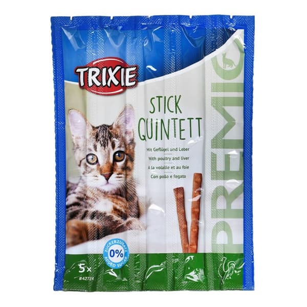 Snack for Cats Trixie 5 x 5 g Kyckling Lever Fåglar