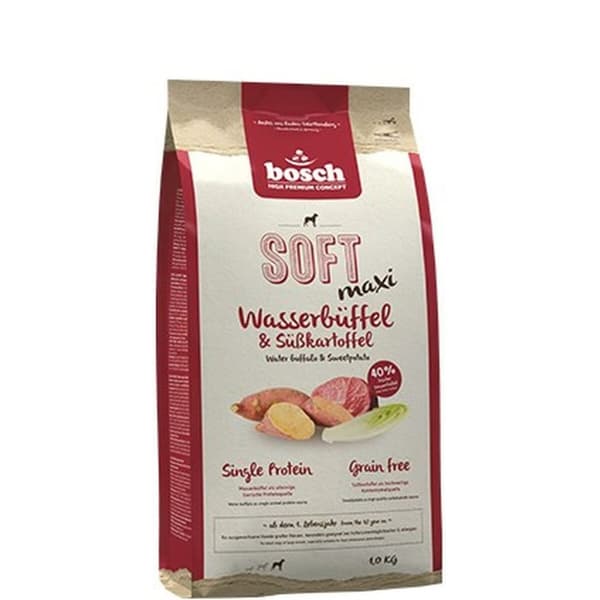 Foder BOSCH Soft Maxi Voksen Beef Búfalo Sød kartoffel 12,5 Kg