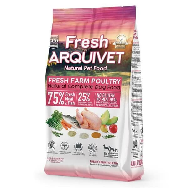 Foder Arquivet Fresh Chicken and oceanic fish Voksen Kylling Fisk 2,5 kg