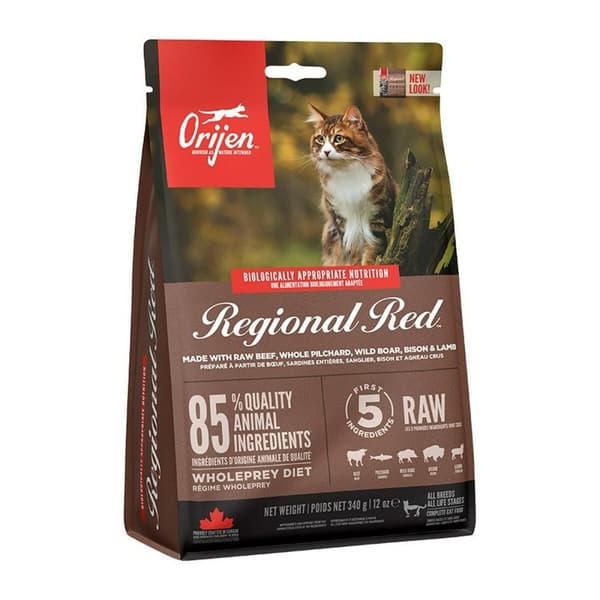 Kattmat Orijen Kalvkött Lamm Vildsvin 340 g