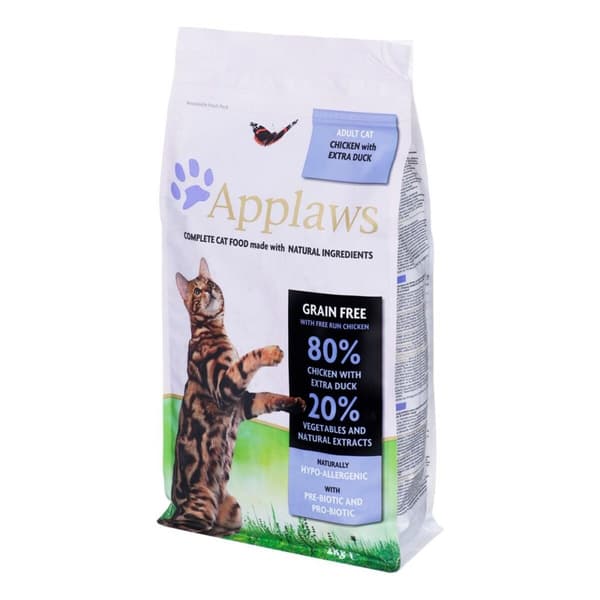 Kissanruoka Applaws Adult Aikuinen Kana Ankka 2 Kg