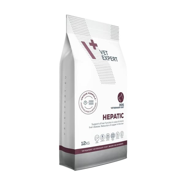 Foder VETEXPERT Hepatic Dog Kött 12 kg