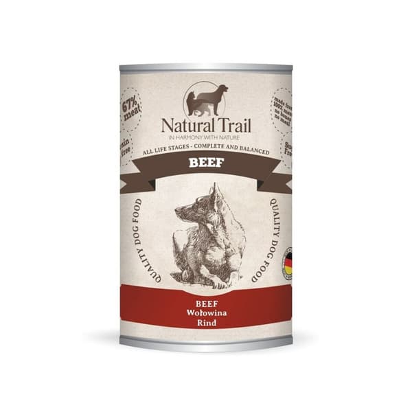 Våt mat NATURAL TRAIL Nötkött 400 g