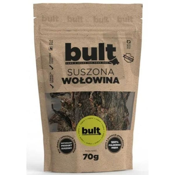 Hundgodis Bult Eko Vuxen Kalvkött 70 g