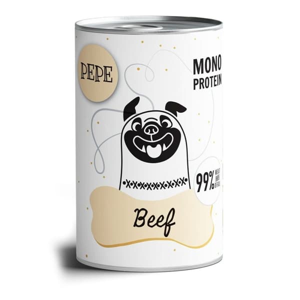Våt mat Paka Zwierzaka Pepe Beef Nötkött 400 g