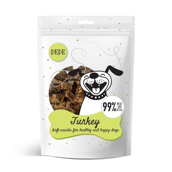 Hundgodis Paka Zwierzaka Pepe Turkey Kalkon 70 g