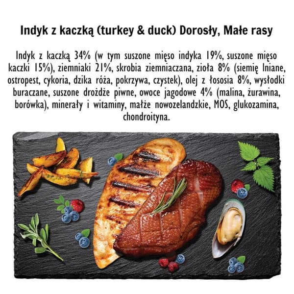 Foder Paka Zwierzaka SYTA MICHA Chef Venison Kalvkött 1,5 Kg