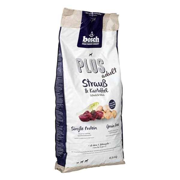 Foder BOSCH Vuxen Potatis Struts 12,5 Kg