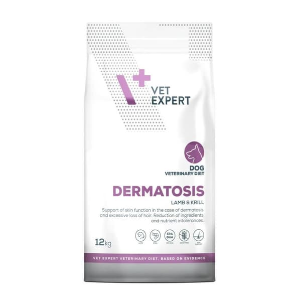 Rehu VETEXPERT Dermatosis Dog Lamb & Krill Karitsa 12 kg