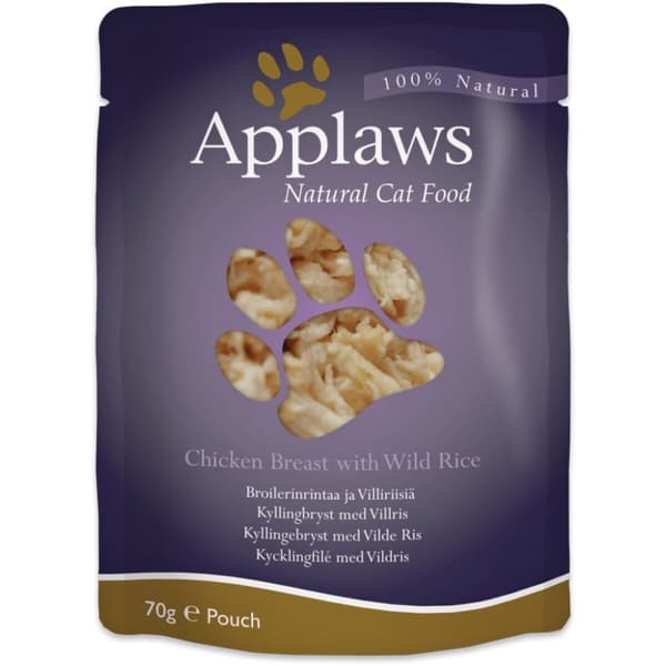 Kattemad Applaws Kylling Ris 70 g
