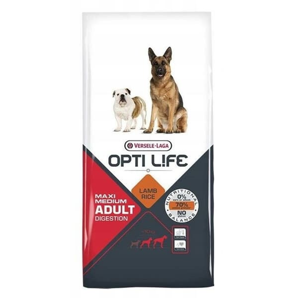 Foder Versele-Laga Adult Digestion Medium & Maxi Voksen Lam 12,5 Kg