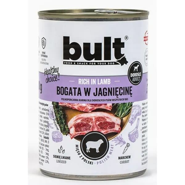 Våd mad Bult Rich in lamb Lam 400 g
