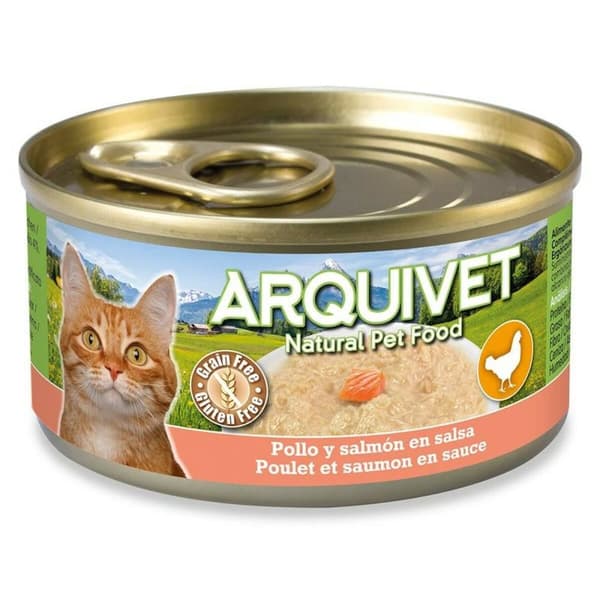 Kattmat Arquivet Chicken in sauce with salmon Kyckling 80 g