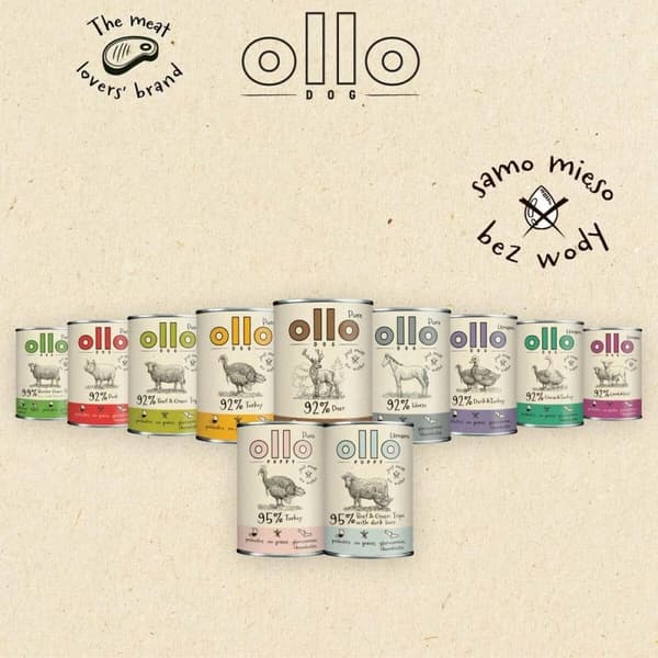 Våd mad Ollo Puppy Umami Beef 400 g