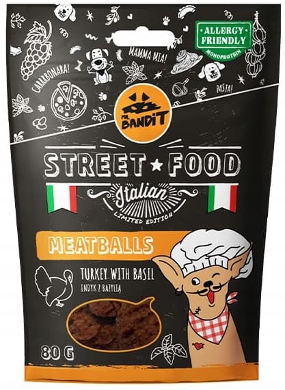 Mr. Bandit Street Food - Kalkunkødboller - 80g