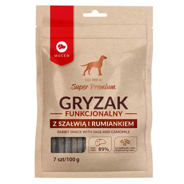 MACED - Funktionell bitring med salvia och kamomill - 100g