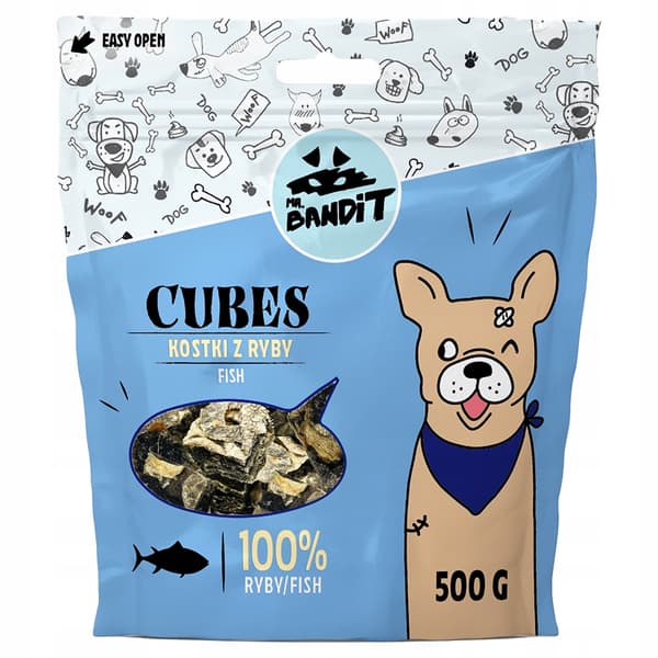 HR. BANDIT TERNINGER - FISKETERNINGER - 500g