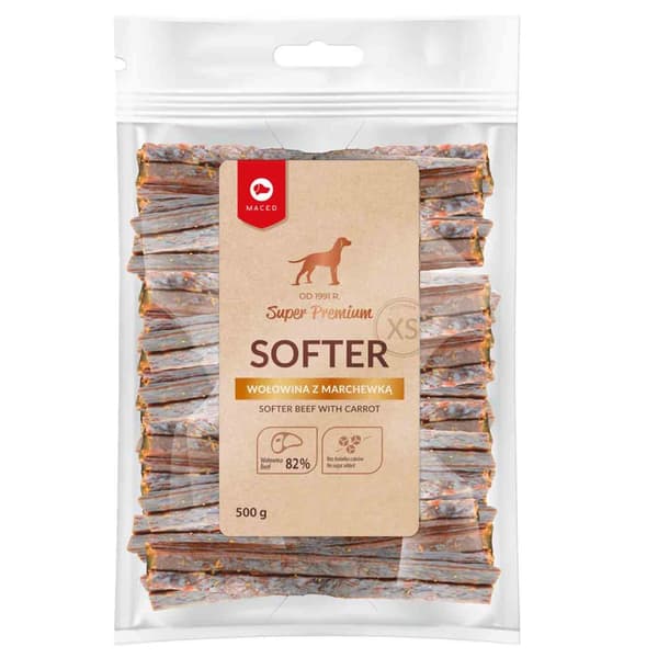 MACED - Pehmeämpää naudanlihaa porkkanoilla - 500g