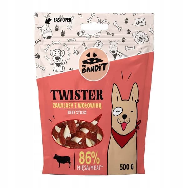 Herra BANDIT - Twister - Naudanlihasämpylät - 500g