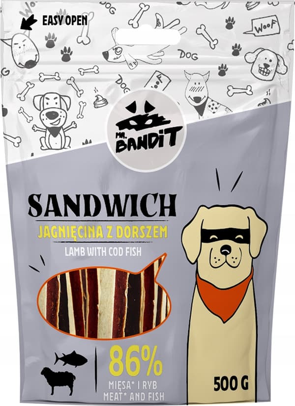 Herra BANDIT - VOILEIPÄ - lammas ja turska - 500g