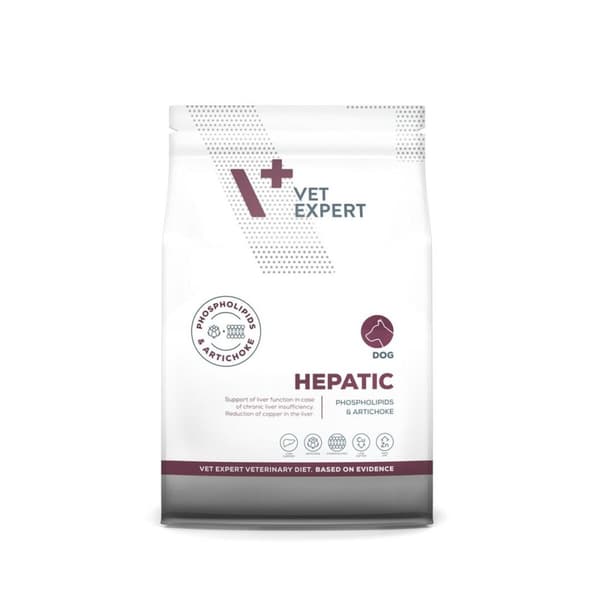 Foder VETEXPERT Hepatic Dog Kött 2 Kg