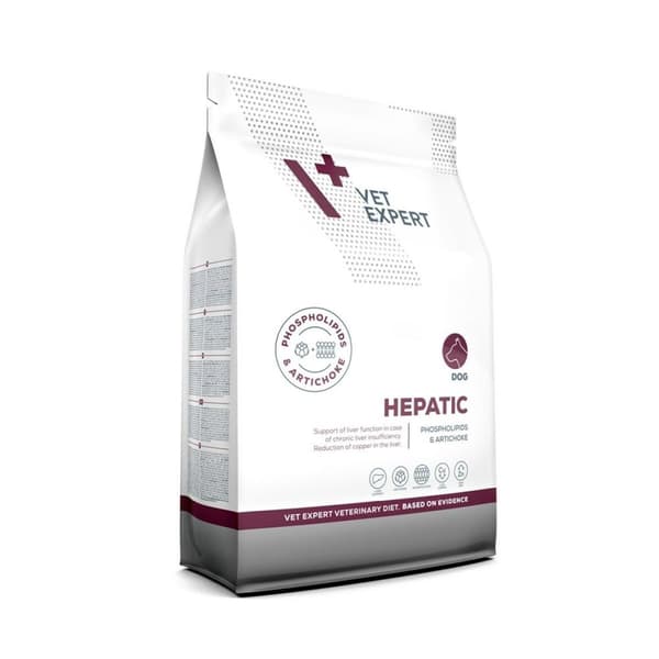 Foder VETEXPERT Hepatic Dog Kött 2 Kg