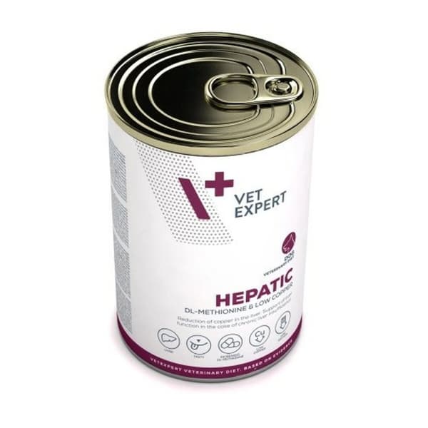 Våd mad VETEXPERT Hepatic Dog Kød 400 g