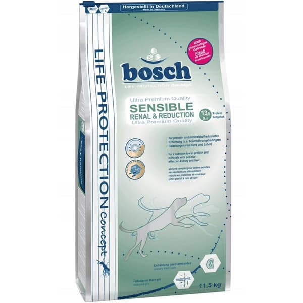 Foder BOSCH LPC Sensible Renal Reduction Kylling 11,5 kg