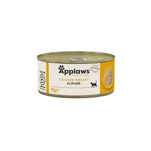 Kattemad Applaws Chicken Breast in Broth Kylling
