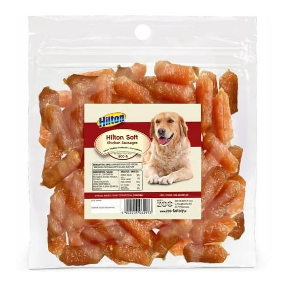 Hundgodis Hilton Soft chicken sausages Kyckling 500 g
