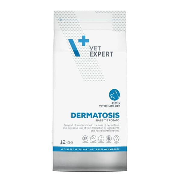 Foder VETEXPERT Dermatosis Kanin 12 kg