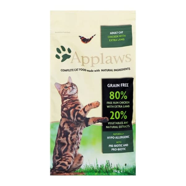Foder Applaws Chicken with lamb Vuxen Kyckling Lamm 2 Kg