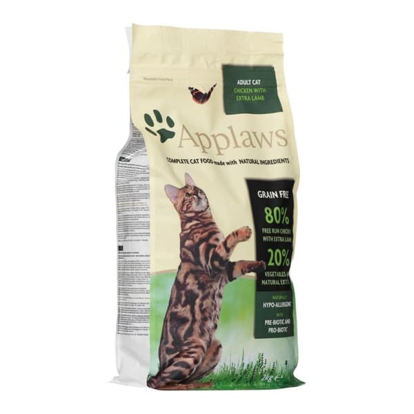 Foder Applaws Chicken with lamb Vuxen Kyckling Lamm 2 Kg