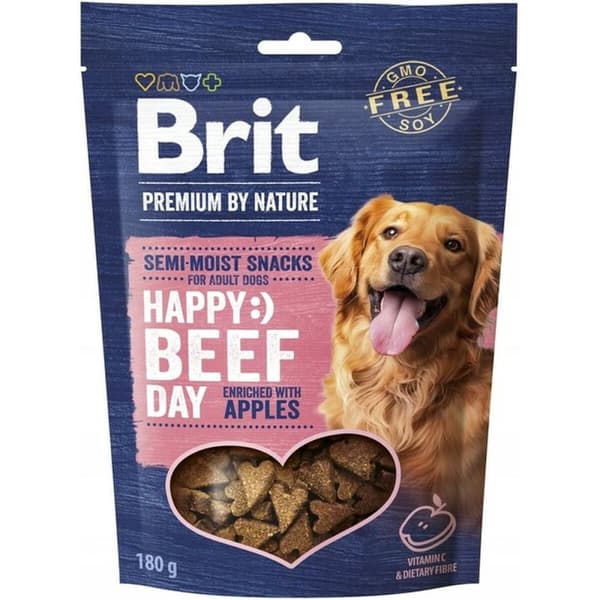 Hundgodis Brit BRIT Premium Dog Snack Beef with Apples Nötkött 180 g