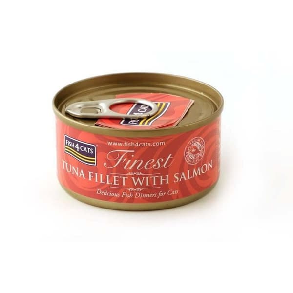 Kattmat FISH4DOGS FISH4CATS Tuna fillet with salmon Fisk 70 g