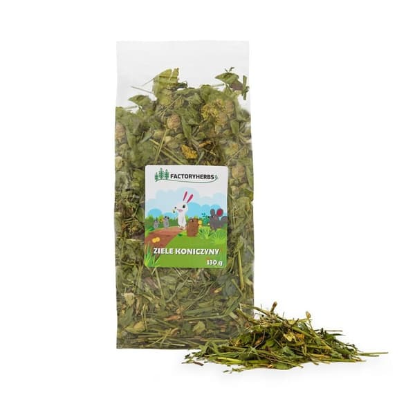 Kaninmat Factoryherbs Clover herb Chinchilla Marsvin Hamster Råtta Mus Gnagare Fåglar
