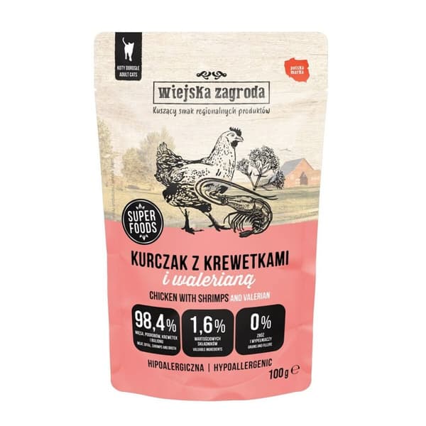 Kattmat WIEJSKA ZAGRODA Kyckling 100 g