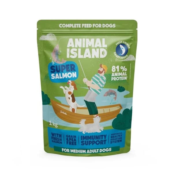 Foder ANIMAL ISLAND Salmon Lax 1 kg