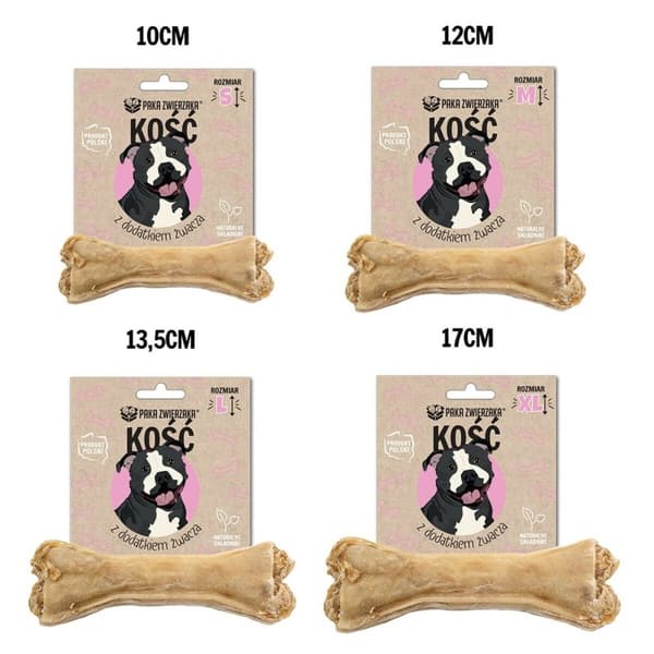 Hundgodis Paka Zwierzaka Bone with tripe additive S 10 cm Nötkött 35 g