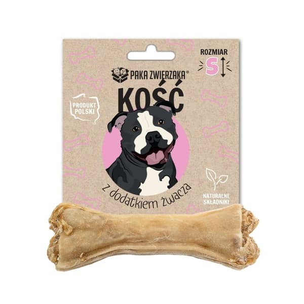 Hundgodis Paka Zwierzaka Bone with tripe additive S 10 cm Nötkött 35 g
