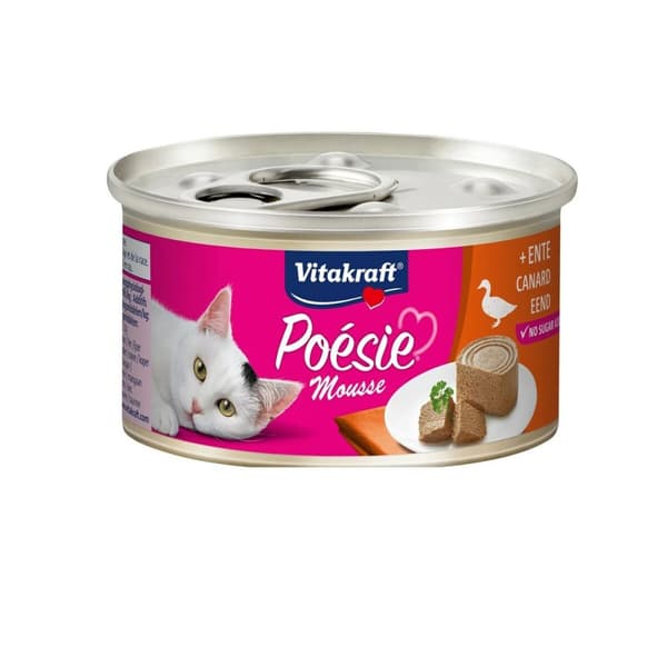 Kattmat Vitakraft Poésie Mousse Duck Anka 85 g