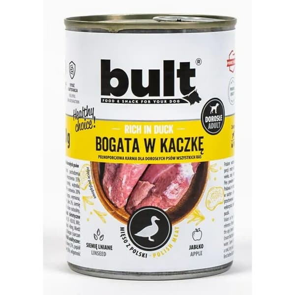 Våt mat Bult Rich in duck Anka 800 g