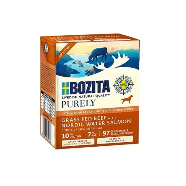 Våt mat Bozita Purely Paté Duoprotein Beef and salmon 400 g