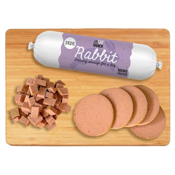 Hundgodis Paka Zwierzaka Pepe Sausage Rabbit Kanin 200 g