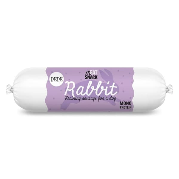 Hundgodis Paka Zwierzaka Pepe Sausage Rabbit Kanin 200 g