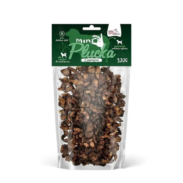 Foder SYTA MICHA Mini lamb lungs Barn/junior Lamm 100 g