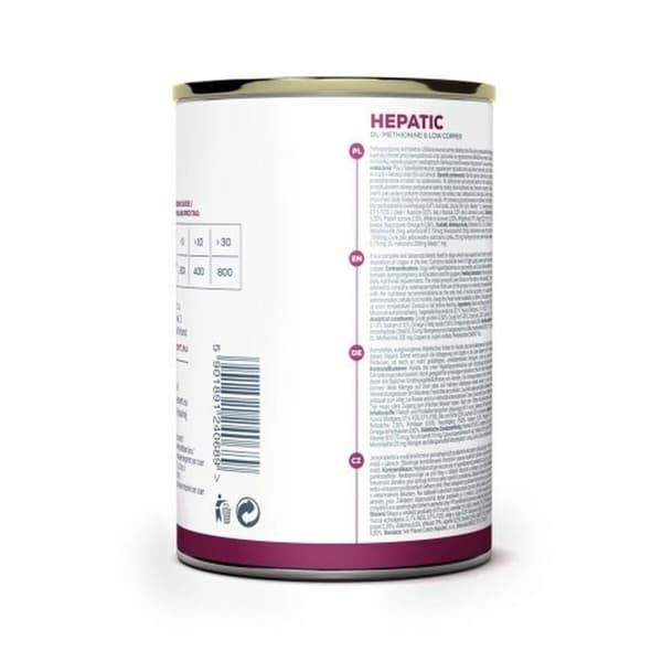 Kostea ruoka VETEXPERT Hepatic Dog Liha 400 g