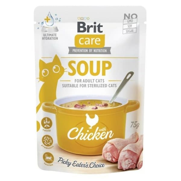 Snack for Cats Brit Care Soup Kana