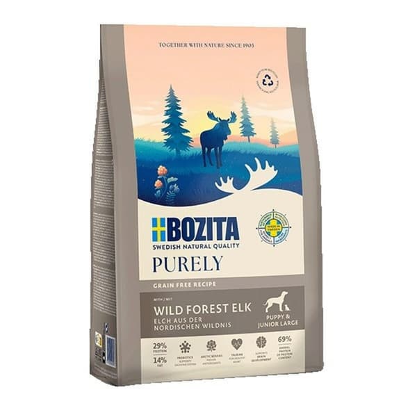 Rehu Bozita Purely Junior Large Elk 2,5 kg